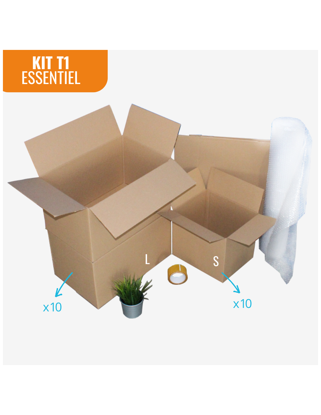 Kits déménagement et packs de cartons