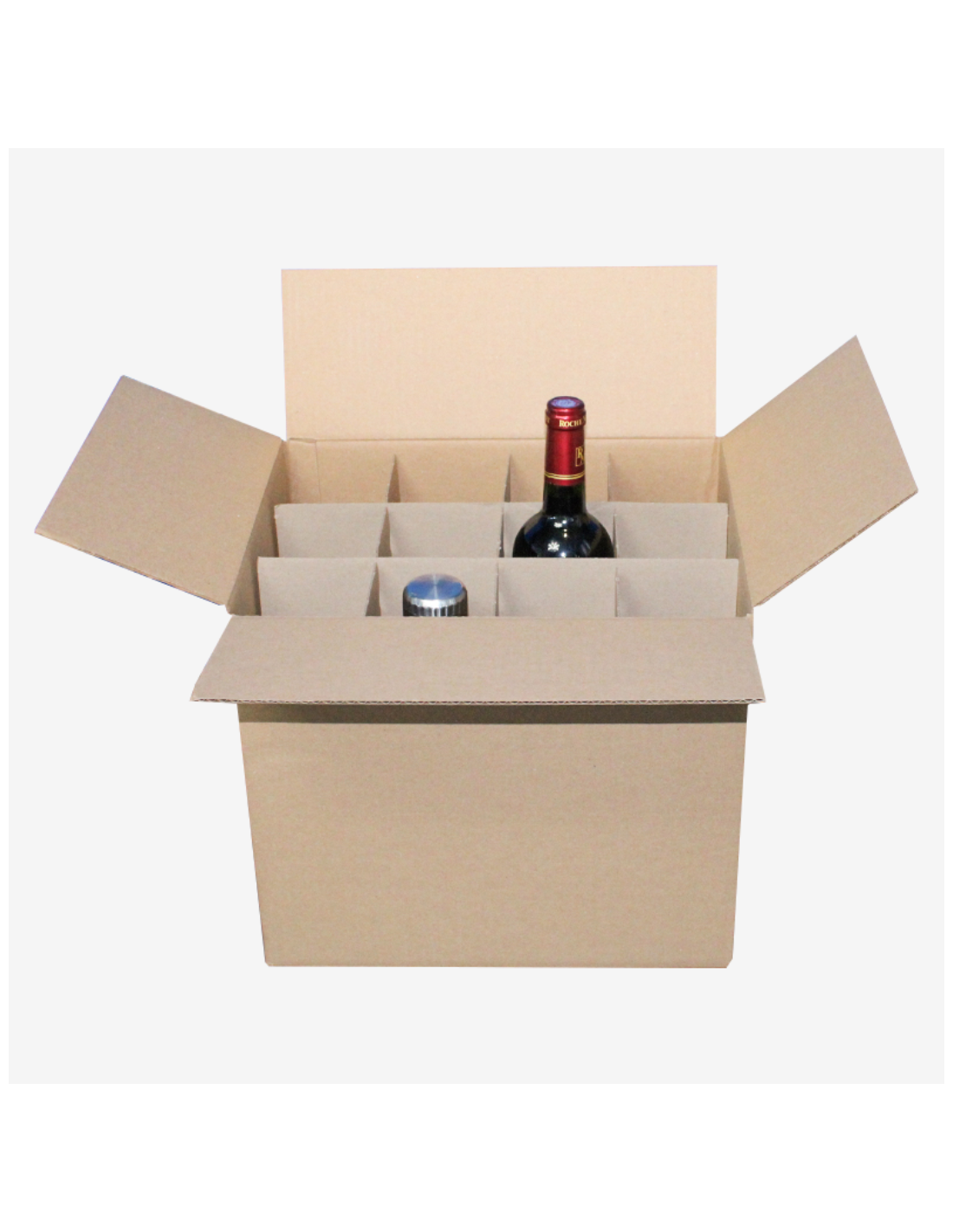 Commander boîtes en carton pour bouteilles de vin