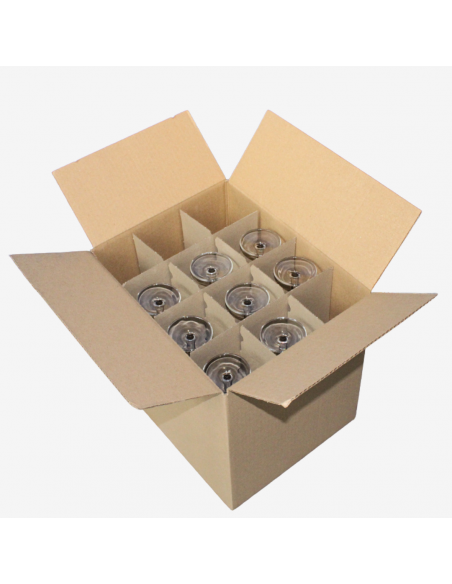 5 x Carton à verres (cartons de déménagement pour les verres, les  bouteilles et les tasses, de 15 à 30 compartiments) - Sets e[474] -  Cdiscount Bricolage