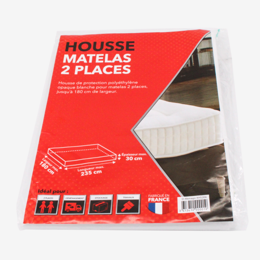 Housse matelas 2 places